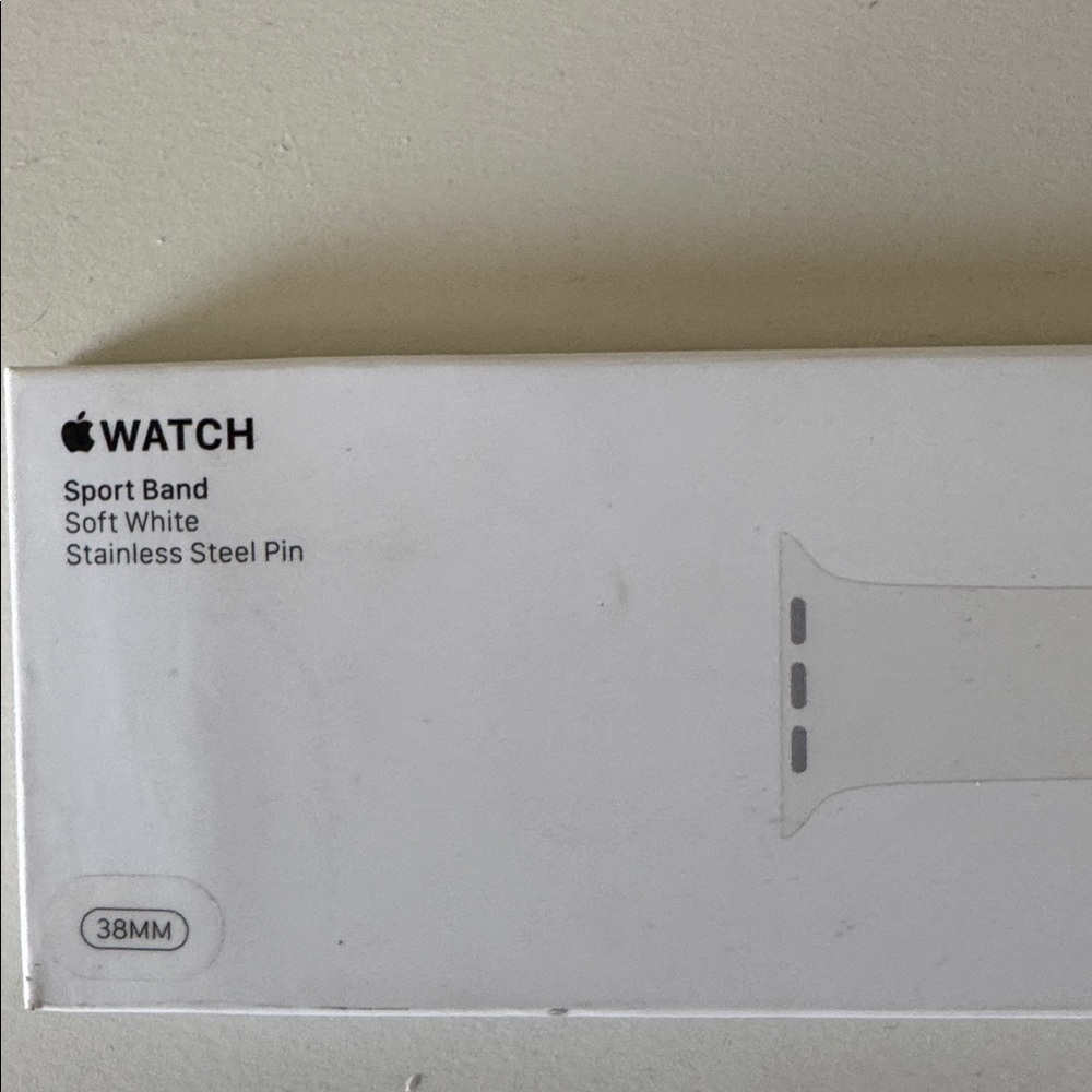 Apple Silicone Watch Band - White